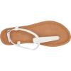 imageAmazon Essentials Womens Casual Thong Sandal with Ankle StrapWhite