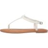 imageAmazon Essentials Womens Casual Thong Sandal with Ankle StrapWhite