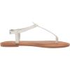 imageAmazon Essentials Womens Casual Thong Sandal with Ankle StrapWhite