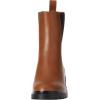 imageAmazon Essentials Womens Chunky Sole Chelsea BootChestnut Brown Faux Leather