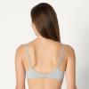 imageAmazon Essentials Womens Cotton Jersey Lined Plunge Bralette Pack of 2BlackGrey Heather