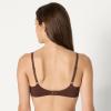 imageAmazon Essentials Womens Cotton Jersey Lined Plunge Bralette Pack of 2BlackRich Hazel