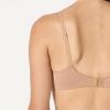 imageAmazon Essentials Womens Cotton Jersey Lined Plunge Bralette Pack of 2BlackWashed Bronze