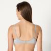 imageAmazon Essentials Womens Cotton Jersey Lined Wired Plunge Bra Pack of 2BlackGrey Heather