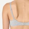 imageAmazon Essentials Womens Cotton Jersey Lined Wired Plunge Bra Pack of 2BlackGrey Heather
