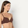 imageAmazon Essentials Womens Cotton Jersey Lined Wired Plunge Bra Pack of 2BlackRich Hazel