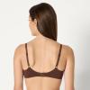 imageAmazon Essentials Womens Cotton Jersey Lined Wired Plunge Bra Pack of 2BlackRich Hazel