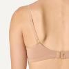 imageAmazon Essentials Womens Cotton Jersey Lined Wired Plunge Bra Pack of 2BlackWashed Bronze
