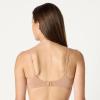 imageAmazon Essentials Womens Cotton Jersey Lined Wired Plunge Bra Pack of 2BlackWashed Bronze