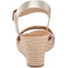 imageAmazon Essentials Womens Espadrille Wedge SandalGold