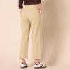 imageAmazon Essentials Womens HighRise SlimFit AnkleLength WideLeg Khaki PantTan