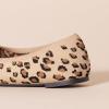 imageAmazon Essentials Womens Knit Ballet FlatBrown Leopard Print