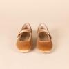 imageAmazon Essentials Womens Mary Jane Ballet FlatApricot Orange Velvet