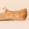 imageAmazon Essentials Womens Mary Jane Ballet FlatApricot Orange Velvet
