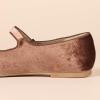 imageAmazon Essentials Womens Mary Jane Ballet FlatBrown Velvet