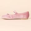 imageAmazon Essentials Womens Mary Jane Ballet FlatMauve Velvet