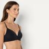 imageAmazon Essentials Womens Microfiber Lined Plunge Bralette Pack of 2BlackRich Hazel