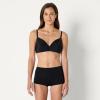 imageAmazon Essentials Womens Microfiber Lined Plunge Bralette Pack of 2BlackRich Hazel