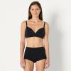 imageAmazon Essentials Womens Microfiber Lined Plunge Bralette Pack of 2BlackWhite