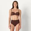 imageAmazon Essentials Womens Microfiber Thong Pack of 6BlackRich HazelWashed Bronze