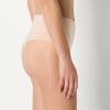 imageAmazon Essentials Womens Microfiber Thong Pack of 6BlackWashed BronzeSoft Petal