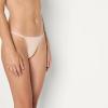 imageAmazon Essentials Womens Microfiber Thong Pack of 6BlackWashed BronzeSoft Petal