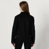 imageAmazon Essentials Womens RegularFit Low Stretch Denim ButtonFront Trucker JacketBlack