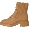 imageAmazon Essentials Womens Rubberized Combat Boot with Chunky OutsoleDark Tan