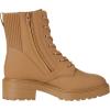 imageAmazon Essentials Womens Rubberized Combat Boot with Chunky OutsoleDark Tan
