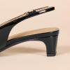 imageAmazon Essentials Womens Slingback Block HeelBlack Patent