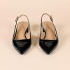 imageAmazon Essentials Womens Slingback Block HeelBlack Patent
