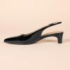 imageAmazon Essentials Womens Slingback Block HeelBlack Patent