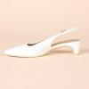 imageAmazon Essentials Womens Slingback Block HeelEcru Patent