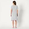 imageAmazon Essentials Womens Soft Modal Nursing Maternity Sleepwear NightgownMedium Grey Heather