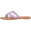 imageAmazon Essentials Womens Strappy Slide Flat SandalLavender