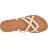 imageAmazon Essentials Womens Strappy Slide Flat SandalLight Beige