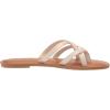 imageAmazon Essentials Womens Strappy Slide Flat SandalLight Beige