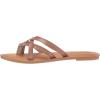 imageAmazon Essentials Womens Strappy Slide Flat SandalMushroom Brown