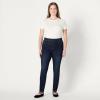 imageAmazon Essentials Womens Stretch Denim MidRise PullOn JeggingDark Wash