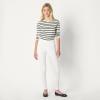 imageAmazon Essentials Womens Stretch Denim MidRise PullOn JeggingWhite