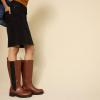 imageAmazon Essentials Womens Tall Gusset BootChestnut Brown