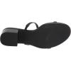 imageAmazon Essentials Womens Thin Two Strap Heeled SlideBlack