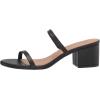 imageAmazon Essentials Womens Thin Two Strap Heeled SlideBlack