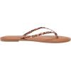 imageAmazon Essentials Womens Thong SandalLight Brown Leopard