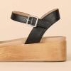 imageAmazon Essentials Womens Two Band Flatform SandalBlack
