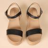 imageAmazon Essentials Womens Two Band Flatform SandalBlack