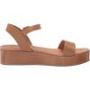 imageAmazon Essentials Womens Two Band Flatform SandalCognac