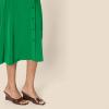 imageAmazon Essentials Womens Wedge SandalsBrown Faux Crocodile