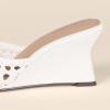 imageAmazon Essentials Womens Wedge SandalsOffwhite Cane Weave