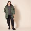 imageAmazon Essentials womens Lightweight WaterResistant Packable Hooded Puffer Coat Available in Plus SizeDark Olive
